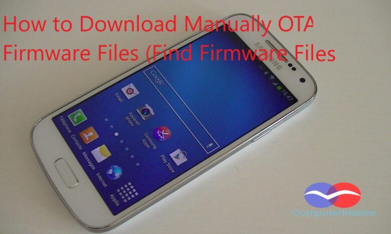 How to Download Manually OTA Firmware Files (Find Firmware Files)