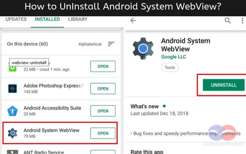 What is the Android System WebView