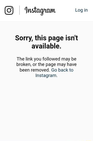 How To Fix Sorry This Page Isn't Available On Instagram Error 404