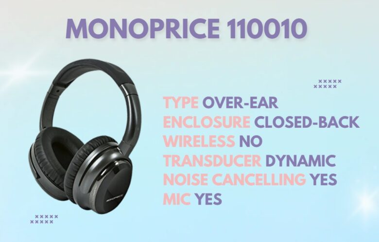 Monoprice 110010 headset specs
