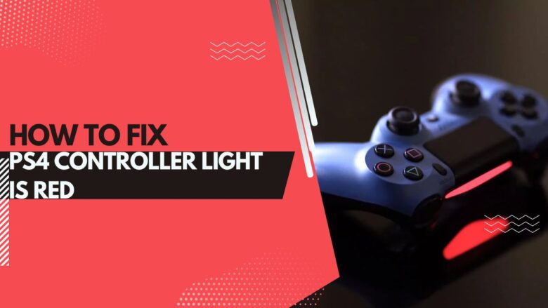 PS4 Controller Light is Red
