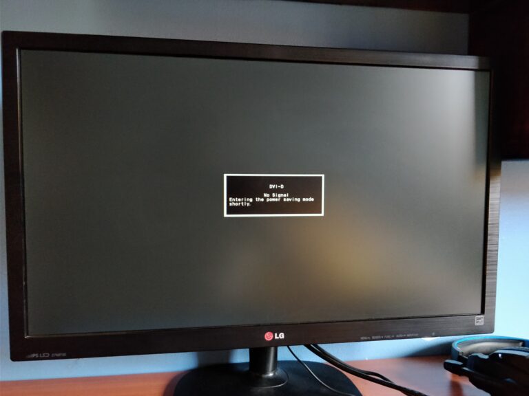 Monitor Keeps Entering Power Save Mode